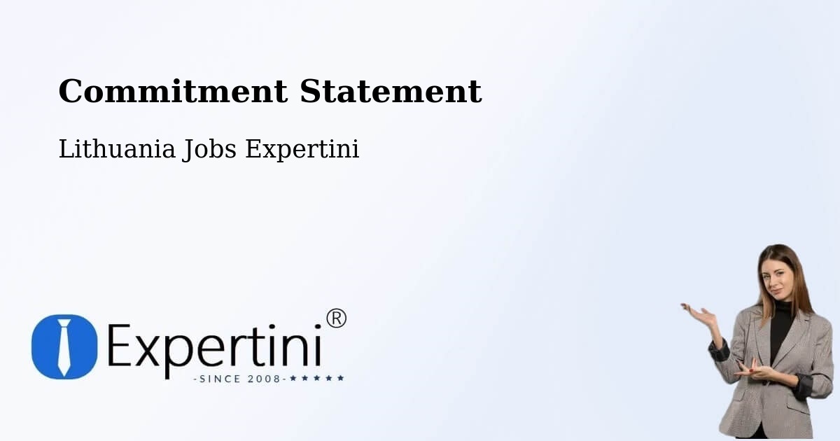 Corporate Commitment – Kalvarija Municipality - Lithuania Jobs Expertini
