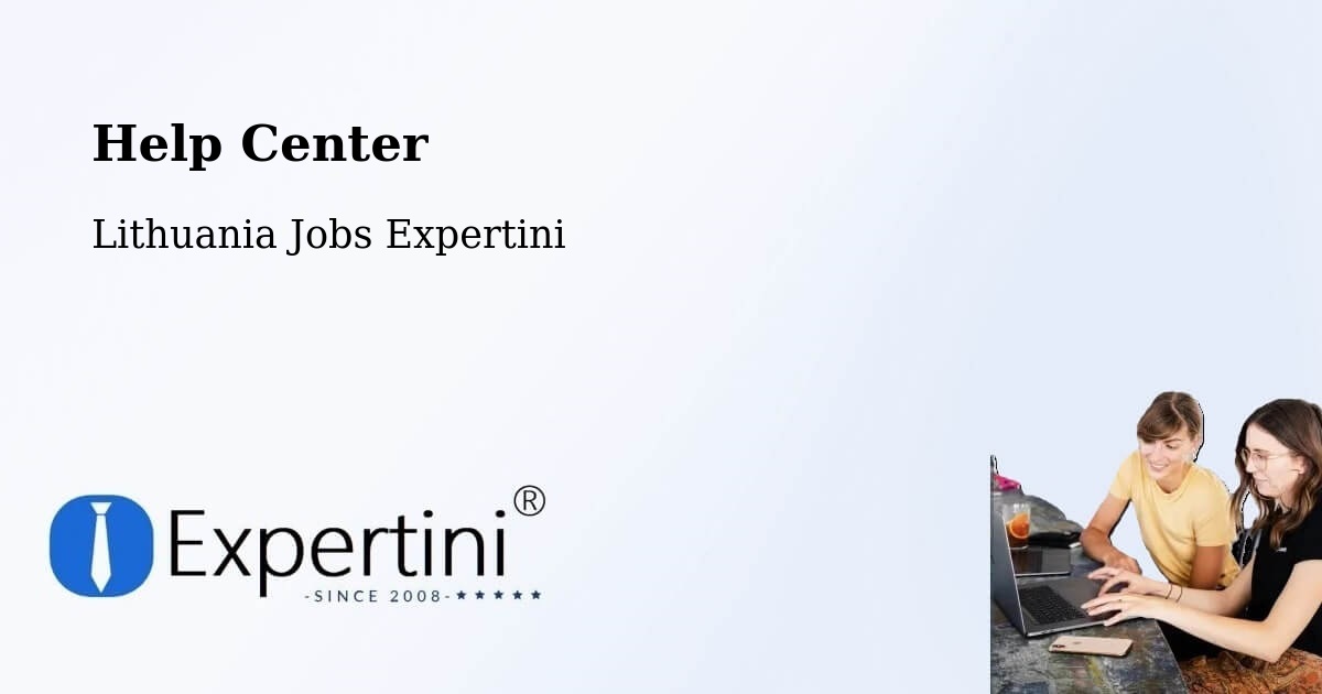 Help Center – Kalvarija Municipality - Lithuania Jobs Expertini
