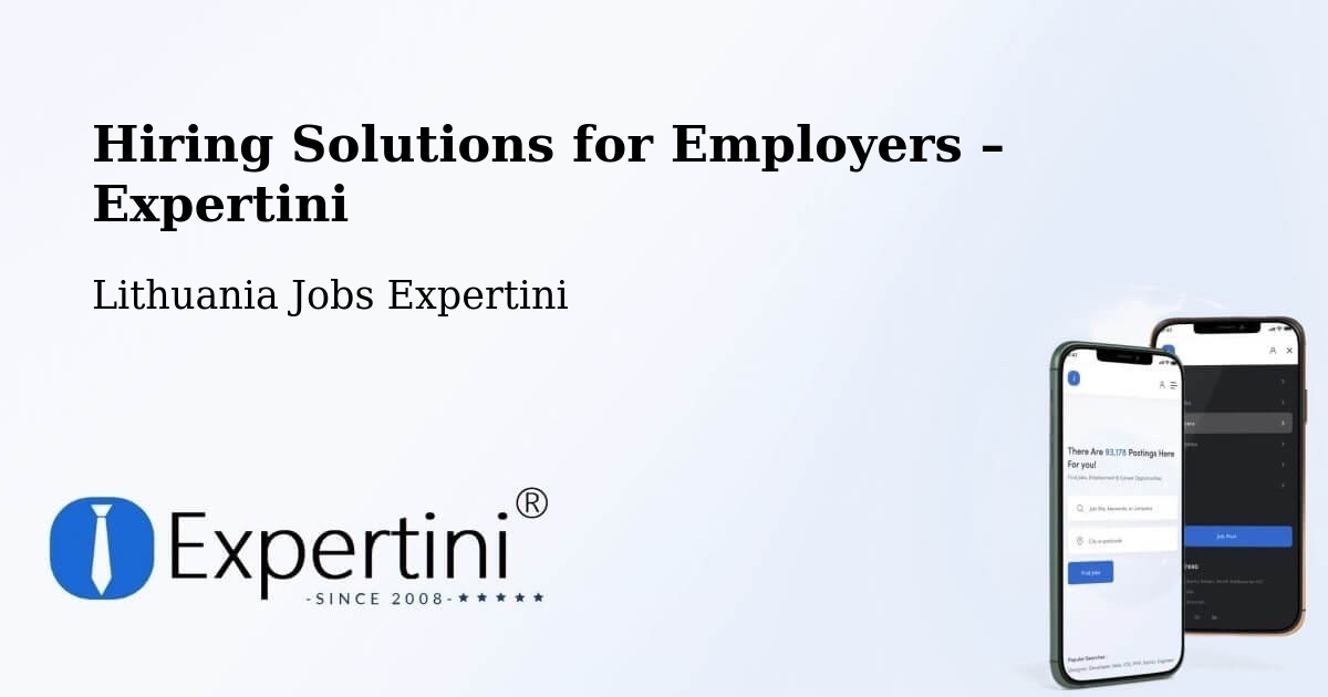 Hiring Solutions for Employers in Kalvarija Municipality - Kalvarija Municipality, Lithuania Jobs Expertini
