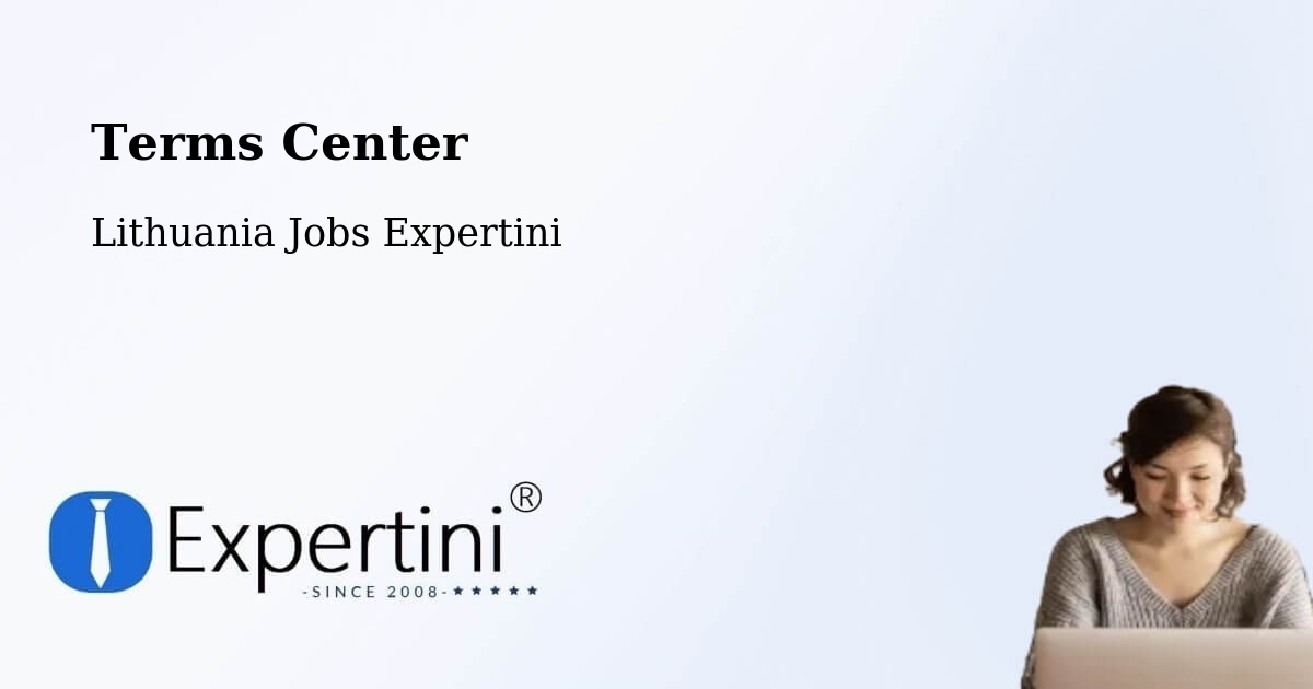 Terms of Service – Kalvarija Municipality - Lithuania Jobs Expertini